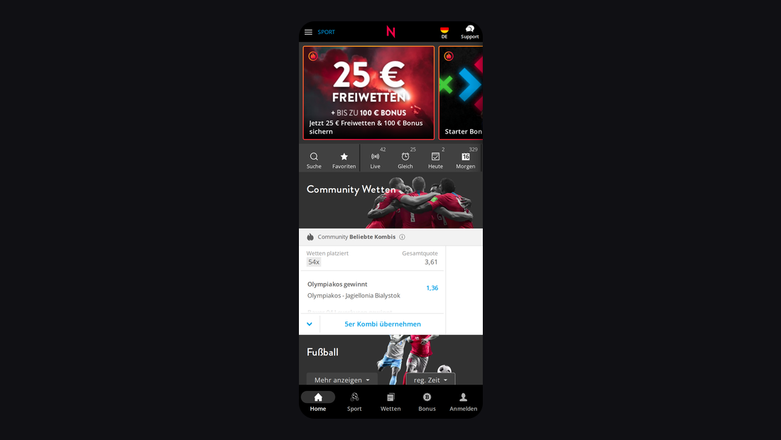 Spielen auf dem Handy